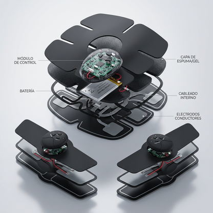 AceKing™ Sistema Completo de Electroestimulación Muscular